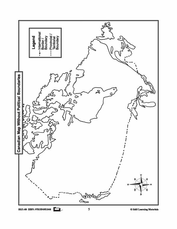 Maps of Canada Grades 4-8