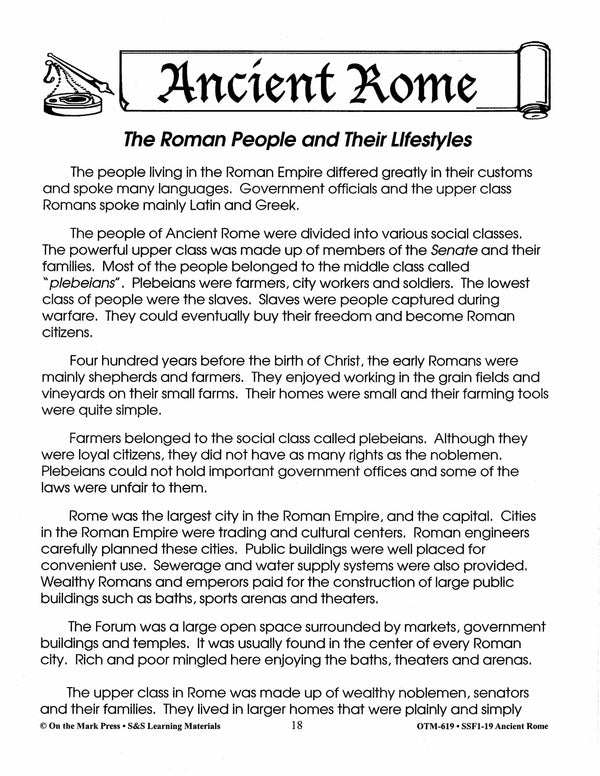 Ancient Rome Grades 4-6